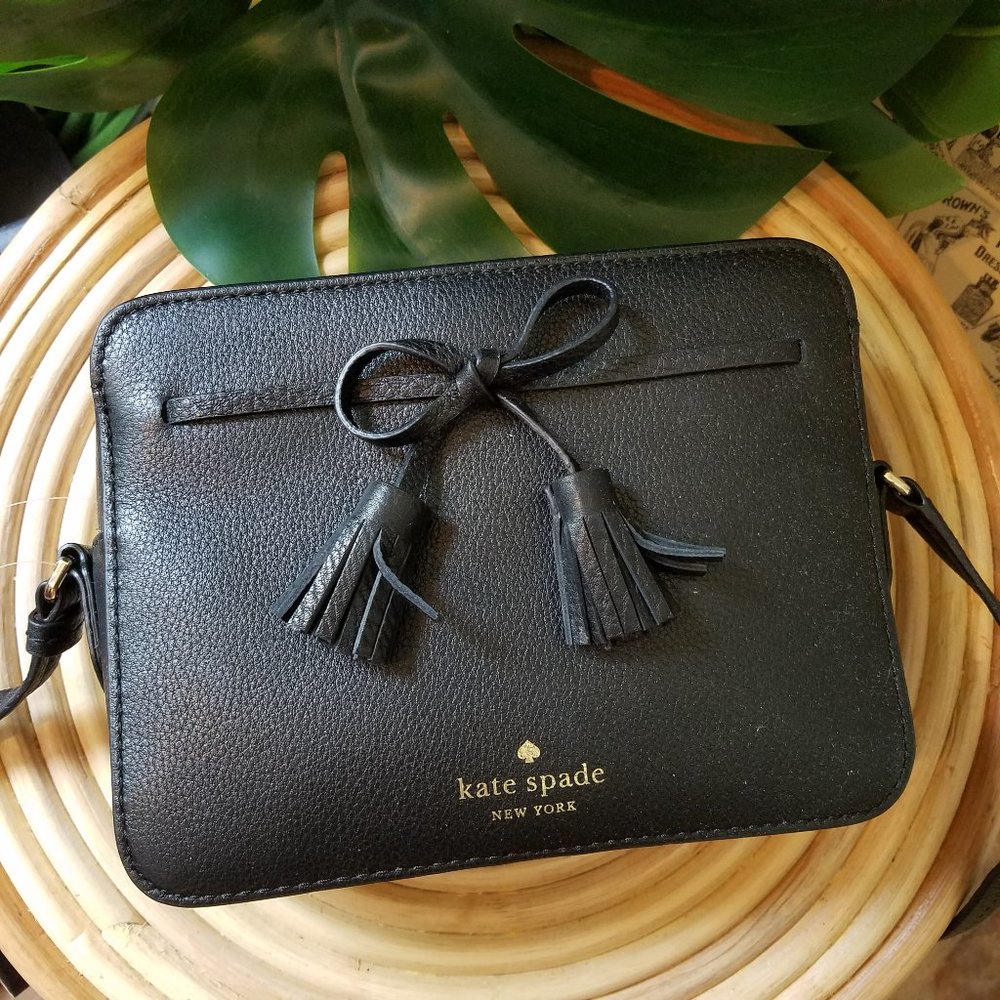 Kate Spade Hayes Camera Bag Crossbody Black Warm - Picture 8 of 8